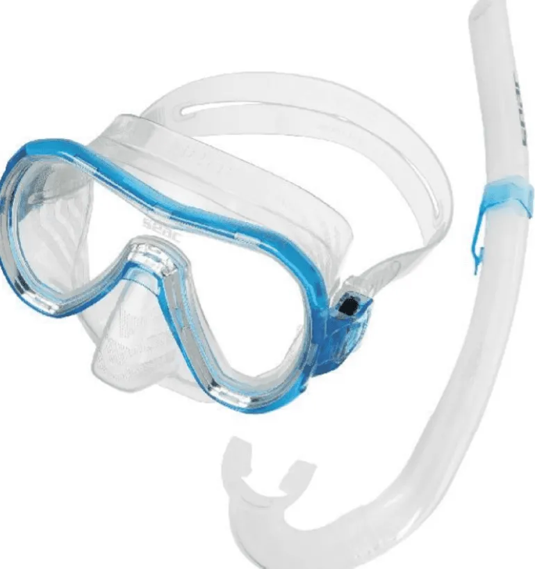 SET MASCHERA E TUBO SEACSET BIS PANAREA BLU