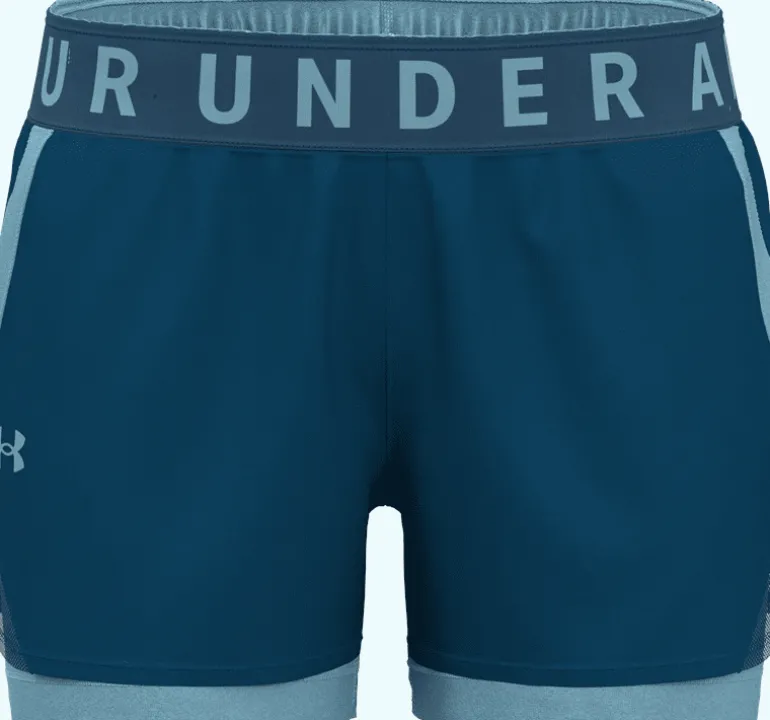 SHORT DA DONNA UNDER ARMOUR PLAY UP 2-IN-1 S VARSITY BLUE 1351981 0426