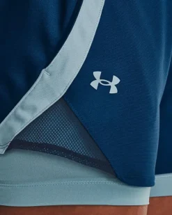 SHORT DA DONNA UNDER ARMOUR PLAY UP 2-IN-1 S VARSITY BLUE 1351981 0426