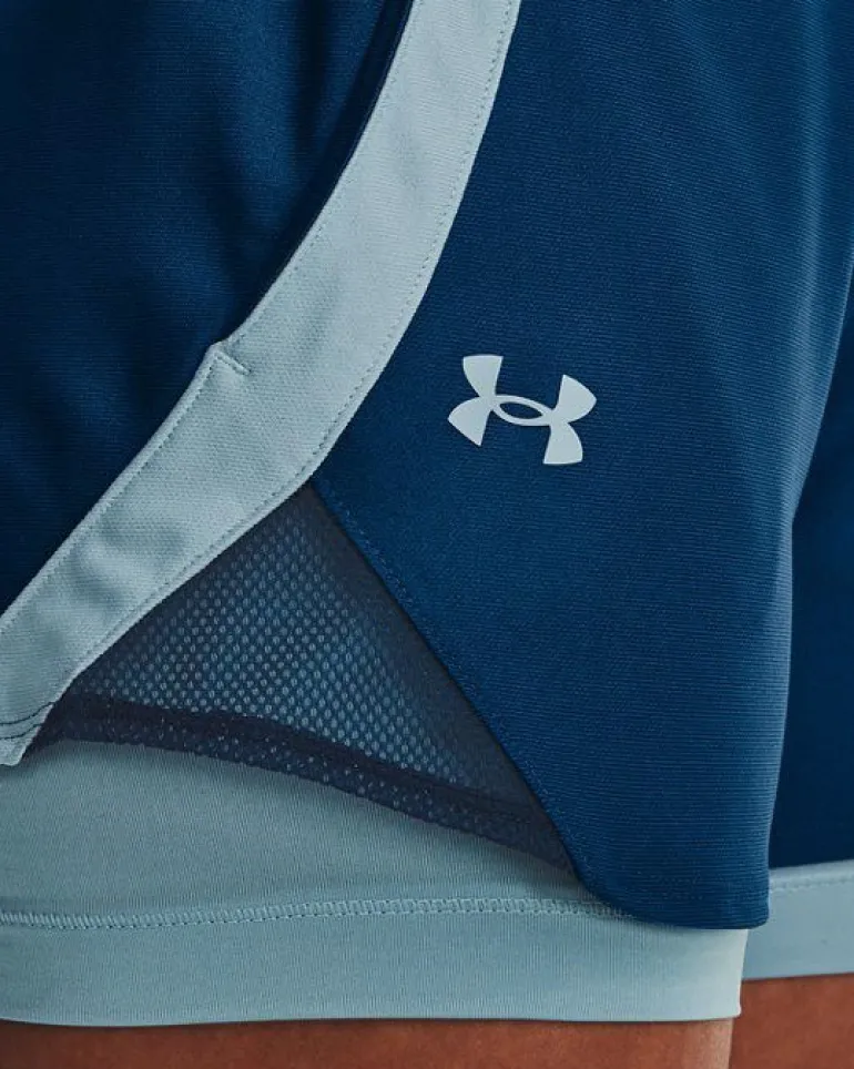 SHORT DA DONNA UNDER ARMOUR PLAY UP 2-IN-1 S VARSITY BLUE 1351981 0426