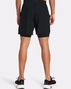 SHORT DA RUNNING DA UOMO UNDER ARMOUR LAUNCH 7 2-IN-1 1382641 001