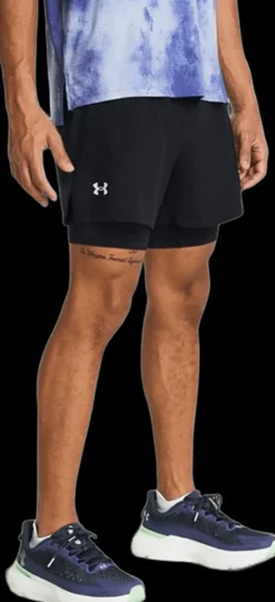 SHORT DA UOMO UNDER ARMOUR UA LAUNCH 5IN 2IN1 S 1382640 0001