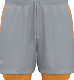 SHORT DA UOMO UNDER ARMOUR LAUNCH 5 2-IN-1 MOD GRAY 1382640 011