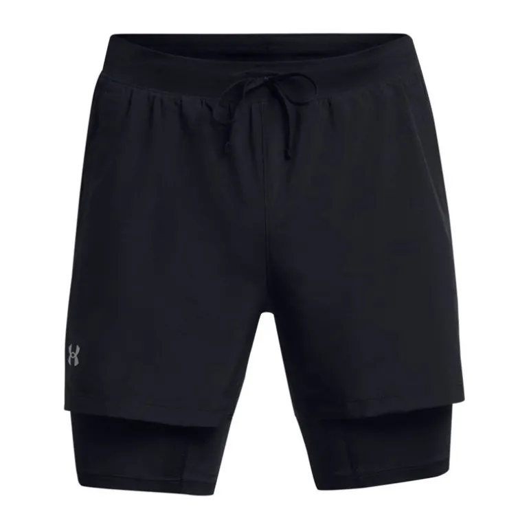 SHORT DA UOMO UNDER ARMOUR UA LAUNCH 5IN 2IN1 S 1382640 0001