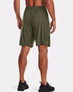 SHORT DA UOMO UNDER ARMOUR TECH GRAPHIC MARINE OD GREEN/BLACK 1306443 0390