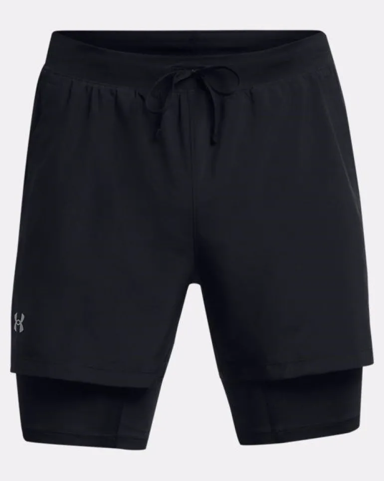 SHORT DA UOMO UNDER ARMOUR UA LAUNCH 5IN 2IN1 S 1382640 0001