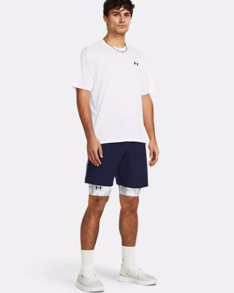 SHORT DA UOMO UNDER ARMOUR WOVEN WDMK 1383356 410