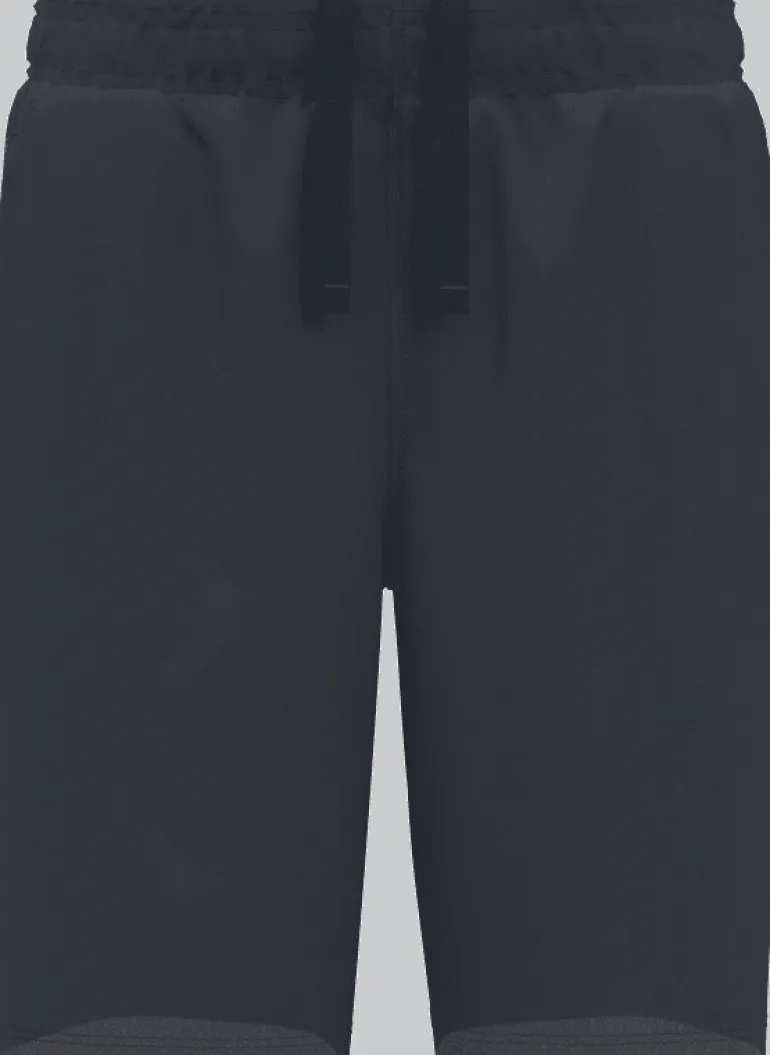 SHORT JUNIOR UNDER ARMOUR WOVEN GRAPHIC S MIDNIGHT NAVY/WHITE 1370178 0411