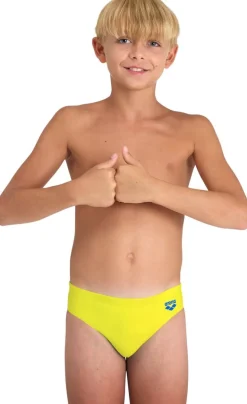 SLIP DA NUOTO JUNIOR ARENA DYNAMO BRIEF R SOFT GREEN NEON BLUE - 006503 600