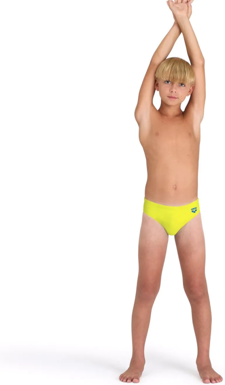 SLIP DA NUOTO JUNIOR ARENA DYNAMO BRIEF R SOFT GREEN NEON BLUE - 006503 600