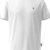 T-SHIRT A MANICA CORTA DA UOMO NAPAPIJRI SALIS SUM BRIGHT WHITE NP0A4H8D 002