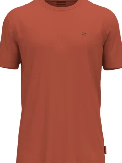 T-SHIRT A MANICA CORTA DA UOMO NAPAPIJRI SALIS SUM ORANGE BURNT NP0A4H8D A62