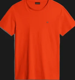 T-SHIRT A MANICA CORTA DA UOMO NAPAPIJRI SALIS SUM RED CHERRY R05 NP0A4H8D R05