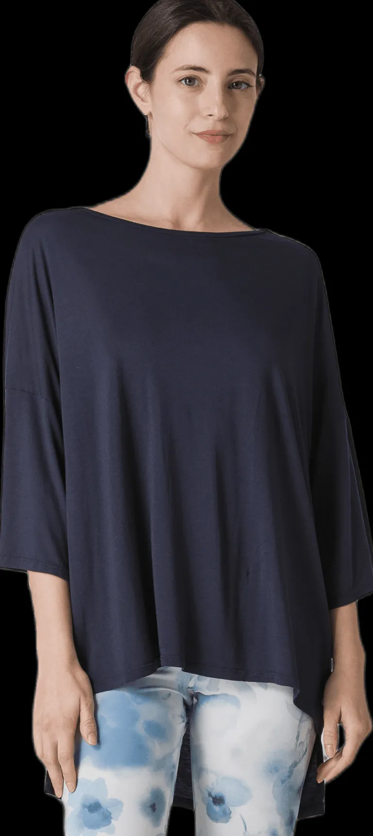 T-SHIRT A MANICA CORTA DA DONNA DEHA BLUE NIGHT A00201 25515