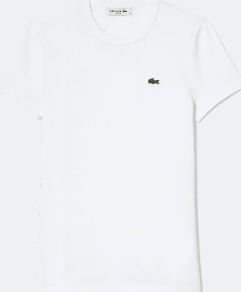 T-SHIRT A MANICA CORTA DA DONNA LACOSTE TF7218 001