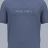 T-SHIRT A MANICA CORTA DA UOMO UNDER ARMOUR PROJECT ROCK TERRY GYM TOP HUSHED BLUE 1380177 0480