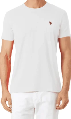 T-SHIRT A MANICA CORTA DA UOMO US POLO MICK 49351 EH33 67359 100