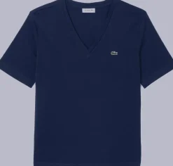 T-SHIRT A MANICA CORTA DA DONNA LACOSTE TF7300 166