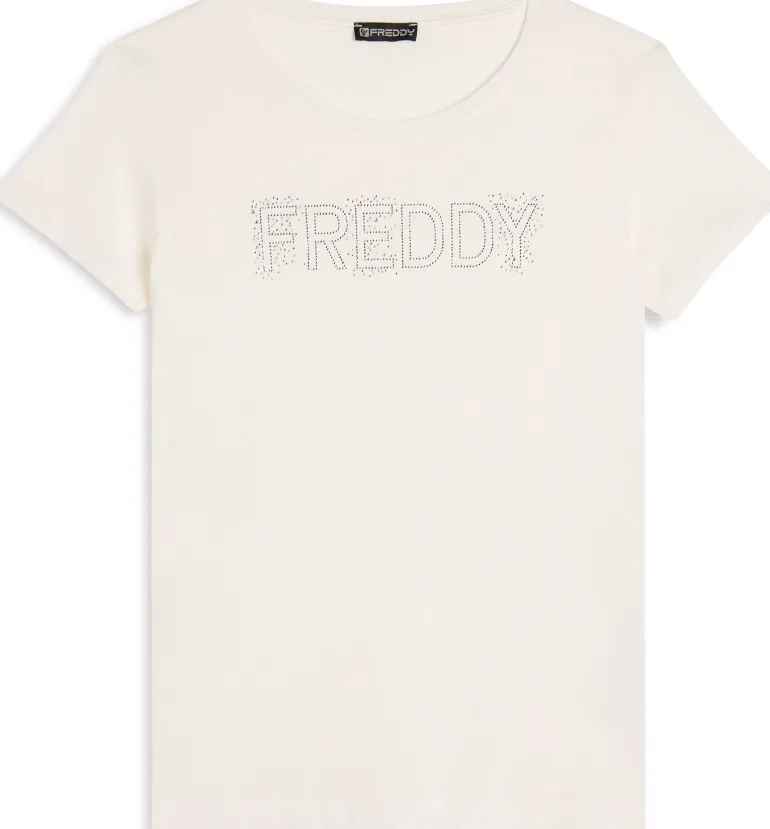 T-SHIRT A MANICA CORTA DA DONNA FREDDY S25WCXT1 W102