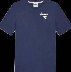 T-SHIRT A MANICA CORTA DA UOMO DIADORA ESS. SPORTS IV CLASSIC NAVY 102.181182 60062