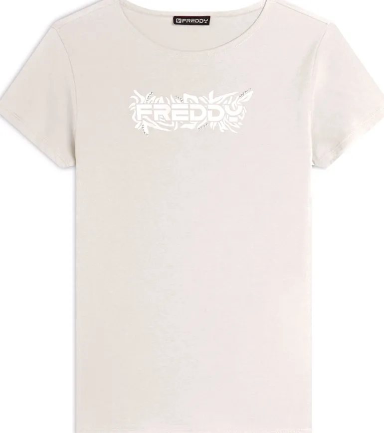 T-SHIRT A MANICA CORTA DA DONNA FREDDY F4WCRT3 Z102