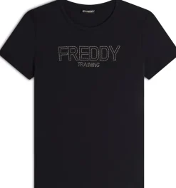 T-SHIRT A MANICA CORTA DA DONNA FREDDY F4WTRT1 N