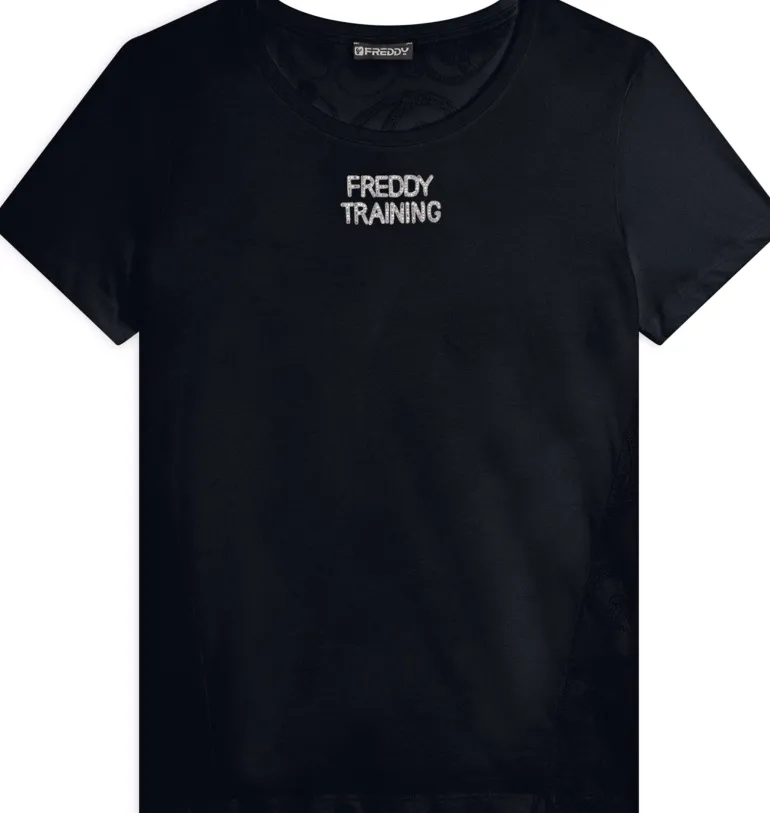 T-SHIRT A MANICA CORTA DA DONNA FREDDY F4WTRT2 NPSL2