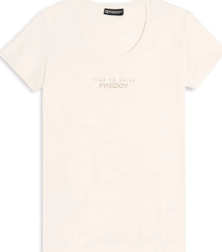 T-SHIRT A MANICA CORTA DA DONNA FREDDY S25WCRT3 W99