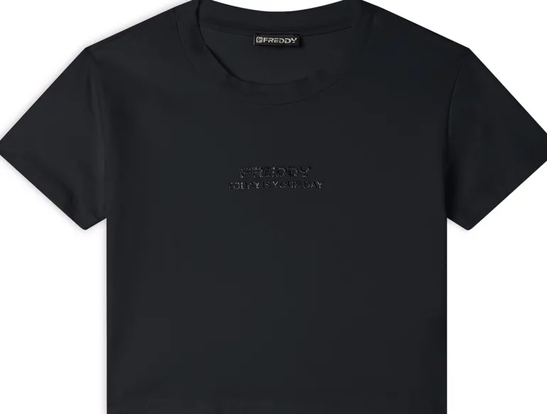 T-SHIRT A MANICA CORTA DA DONNA FREDDY S25WMCT5 N28