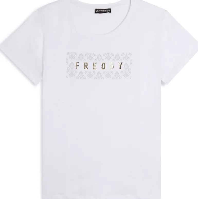T-SHIRT A MANICA CORTA DA DONNA FREDDY S25WTRT3 W