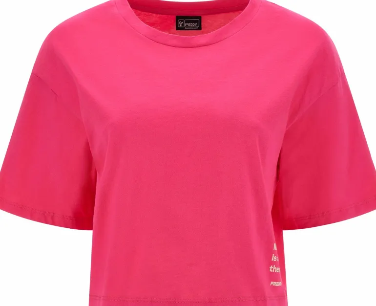 T-SHIRT A MANICA CORTA DA DONNA FREDDY- S3WGZT1 F111
