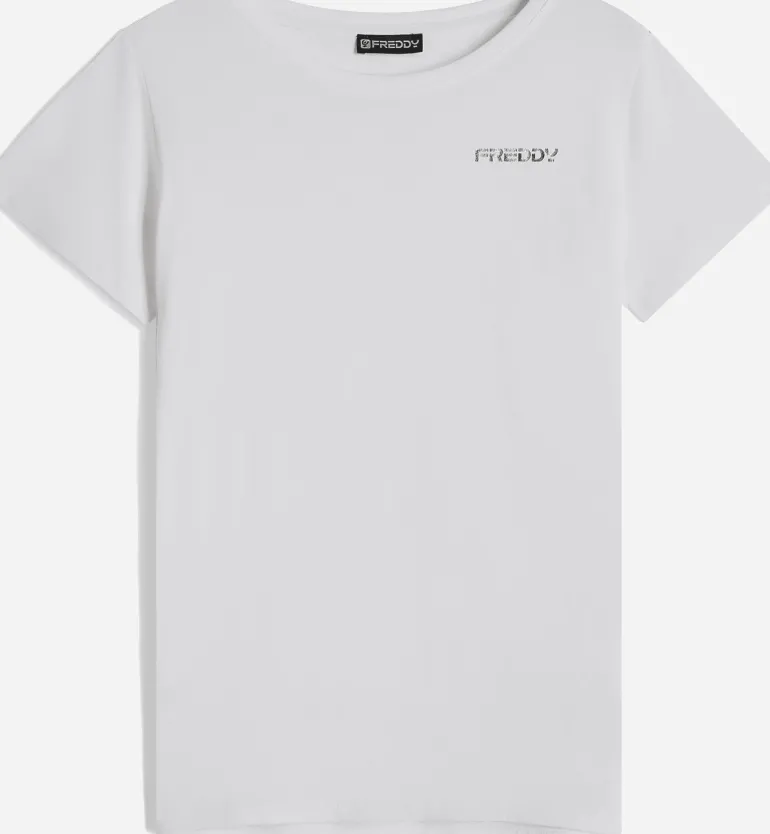 T-SHIRT A MANICA CORTA DA DONNA FREDDY S4WCRT4 W