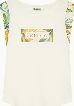 T-SHIRT A MANICA CORTA DA DONNA FREDDY S4WSLT1 WFLO65