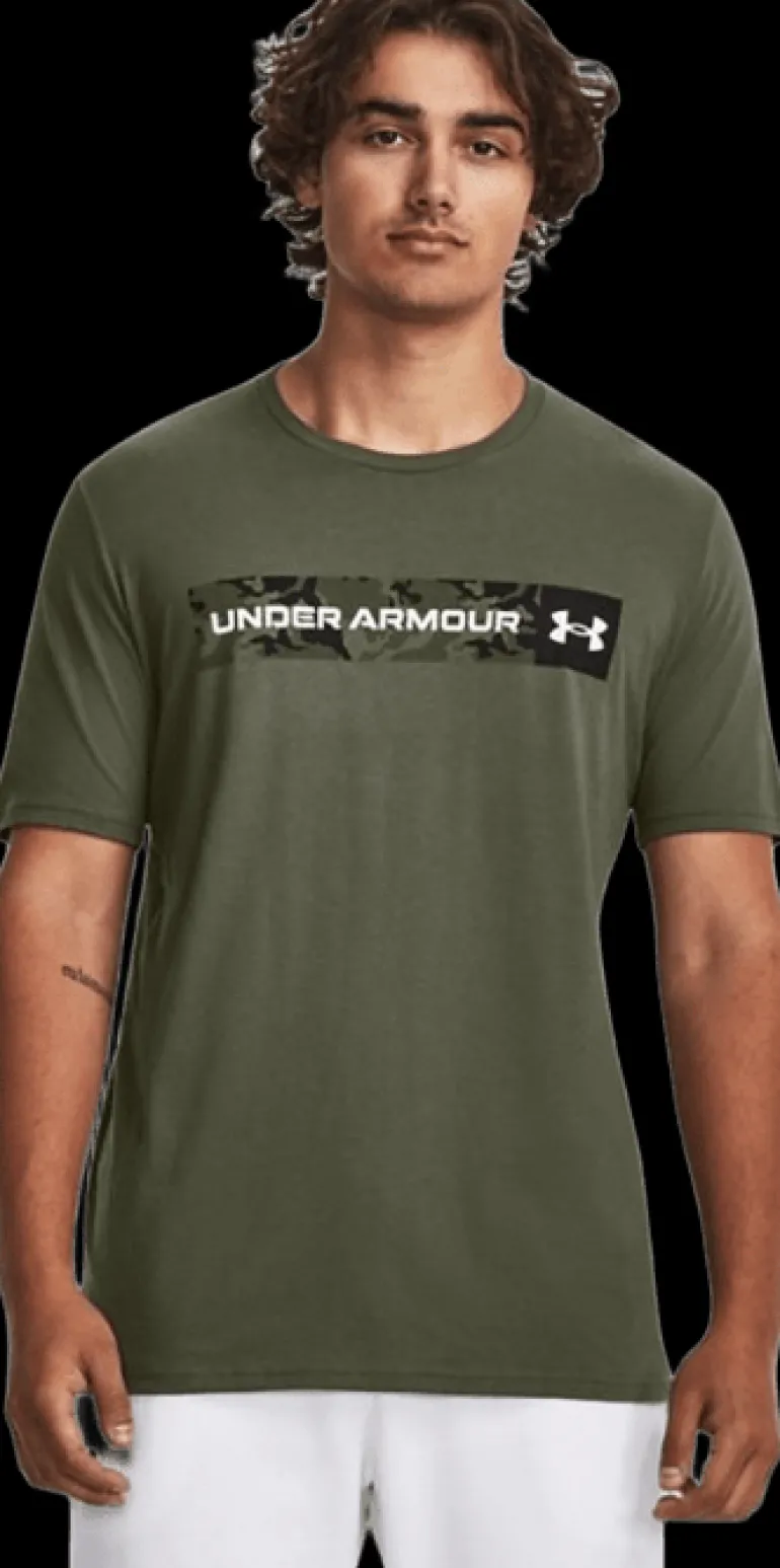 T-SHIRT A MANICA CORTA DA UOMO UNDER ARMOUR UA CAMO CHEST STRIPE 1376830 0390