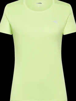 T-SHIRT A MANICA CORTA DA RUNNING DA DONNA DIADORA RUN SHADOW LIME 102.180178 70329