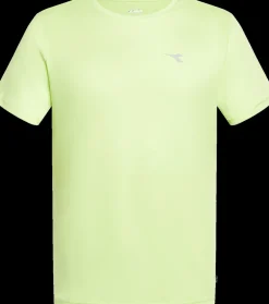 T-SHIRT A MANICA CORTA DA RUNNING DA UOMO DIADORA RUN SHADOW LIME 102.180177 70329