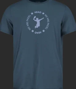 T-SHIRT A MANICA CORTA DA UOMO HEAD WE ARE PADEL 811383 NV