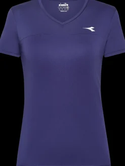 T-SHIRT A MANICA CORTA DA TENNIS DA DONNA DIADORA TENNIS BLUE NEW YORK 102.180774 60003
