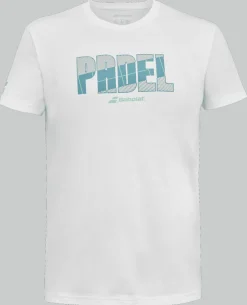 T-SHIRT A MANICA CORTA DA PADEL DA UOMO BABOLAT COTTON Â 6MS24441 1000
