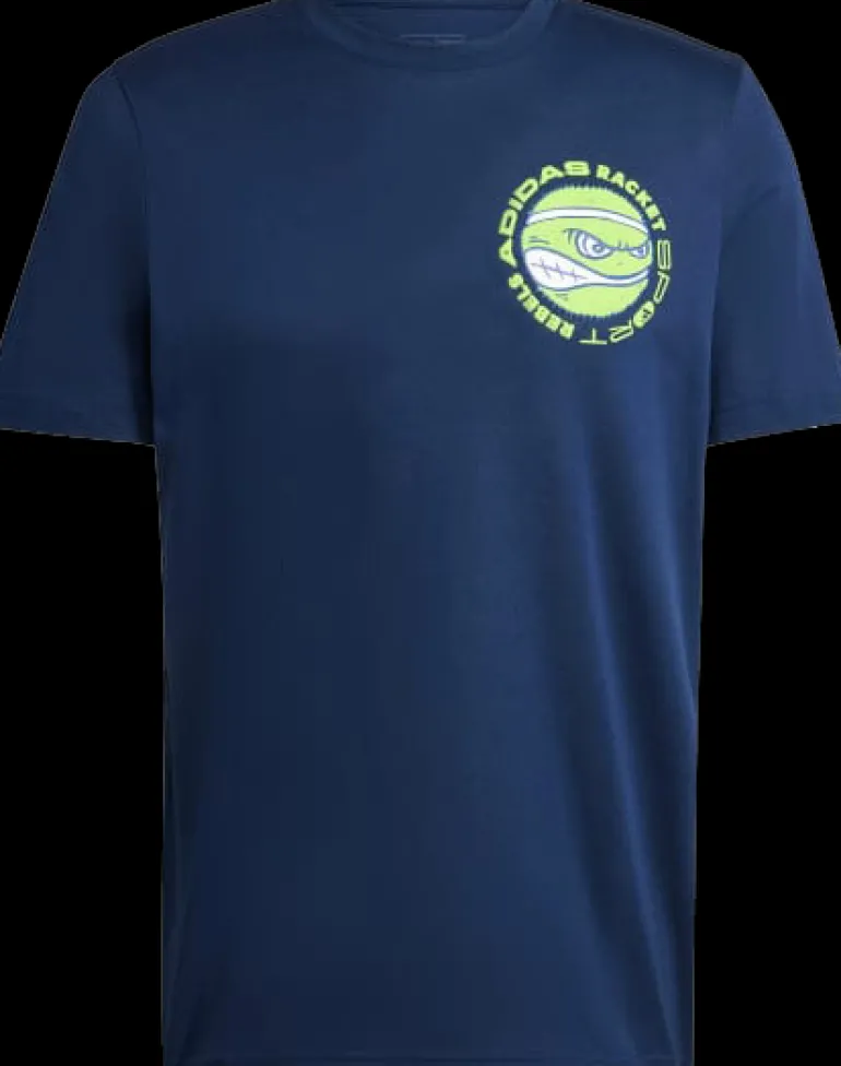 T-SHIRT A MANICA CORTA DA TENNIS DA UOMO ADIDAS RACKET T COLLEGIATE IW0145
