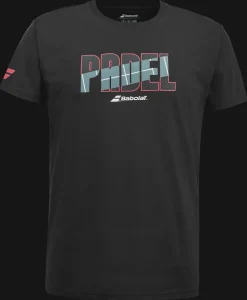 T-SHIRT A MANICA CORTA DA PADEL DA UOMO BABOLAT COTTON  6MS24441 2000