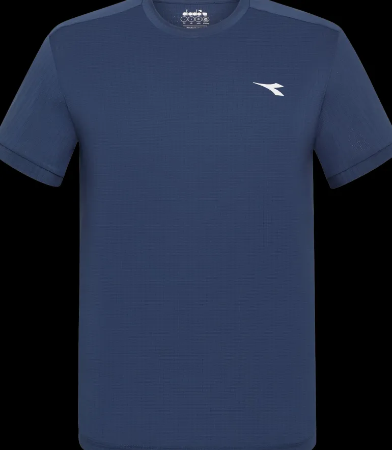 T-SHIRT A MANICA CORTA DA TENNIS DA UOMO DIADORA ICON PAGEANT BLUE 102.180780 60150