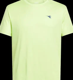 T-SHIRT A MANICA CORTA DA TENNIS DA UOMO DIADORA TENNIS SHADOW LIME 102.180779 70329