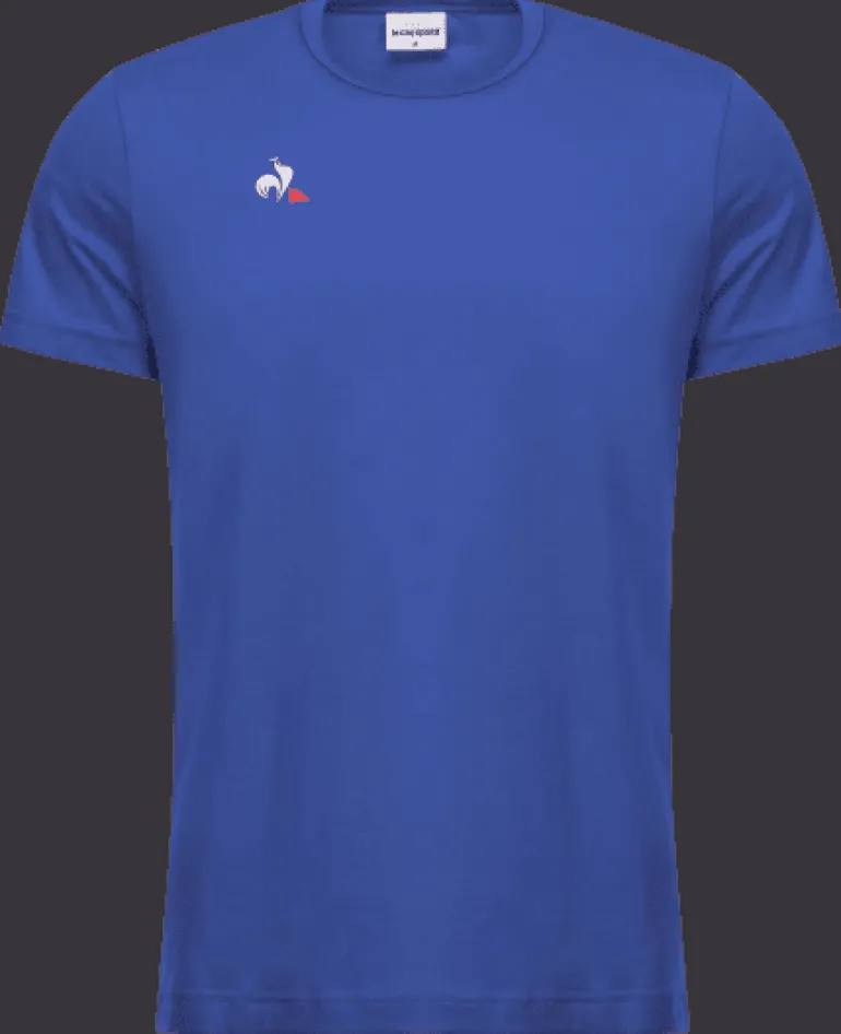T-SHIRT A MANICA CORTA DA UOMO LE COQ SPORTIF TEE AZZURRA