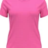 T-SHIRT A MANICA CORTA DA DONNA UNDER ARMOUR STREAKER FLUO PINK 1382434 682