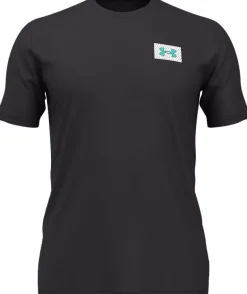 T-SHIRT A MANICA CORTA DA UOMO UNDER ARMOUR COLOR BLOCK LOGO? ?Ç?LC BLACK 1382828 001