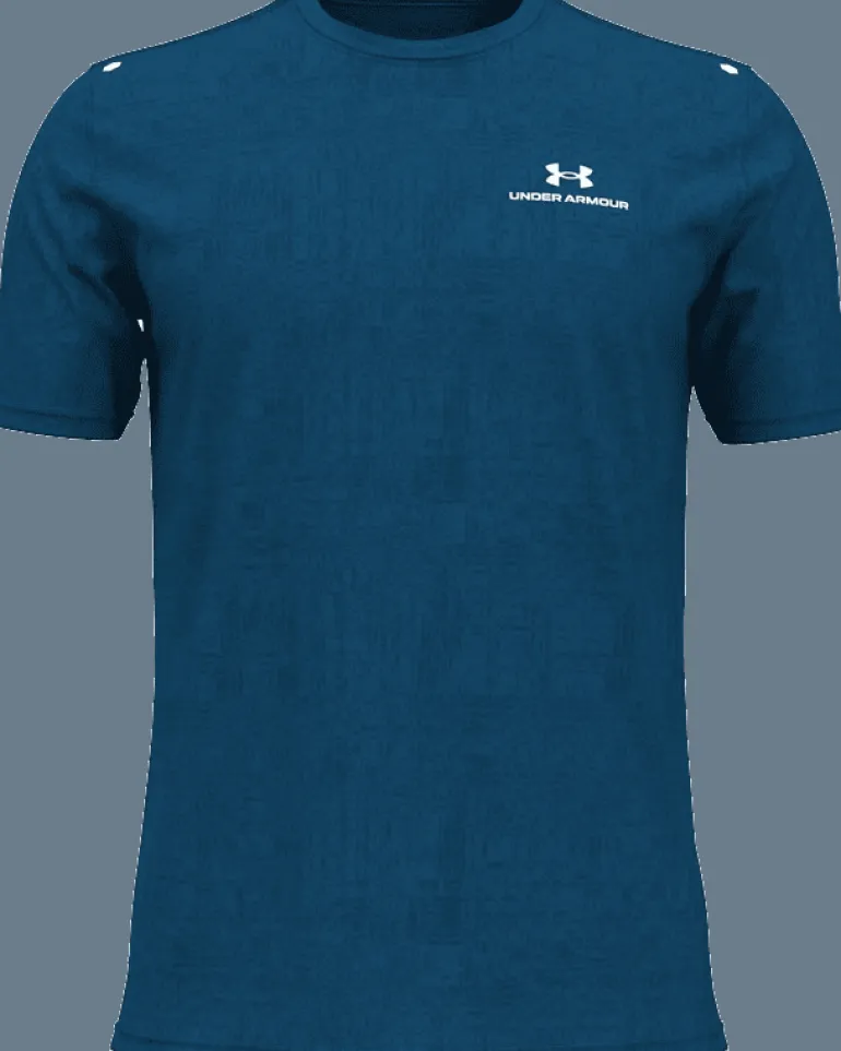 T-SHIRT A MANICA CORTA DA UOMO UNDER ARMOUR RUSH ENERGY PRINT VARSITY BLUE 1376792 0426