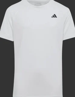 T-SHIRT A MANICA CORTA DA TENNIS JUNIOR ADIDAS CLUTEE WHITE HS0551