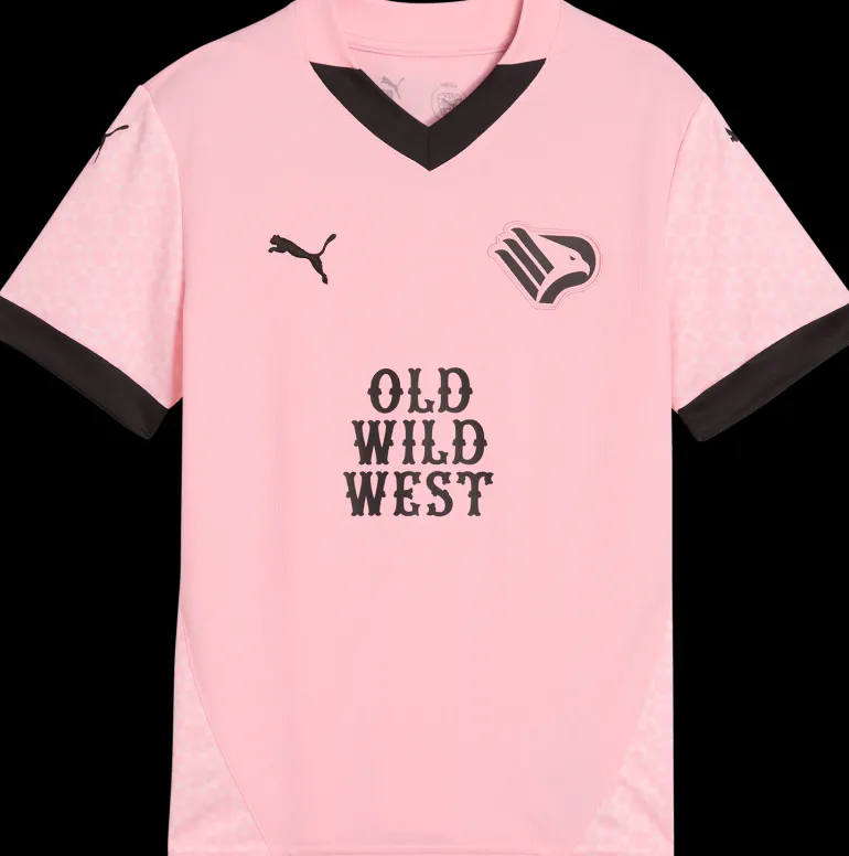 T-SHIRT A MANICA CORTA DA CALCIO JUNIOR PUMA PALERMO HOME JSY REPLICA 779025 01