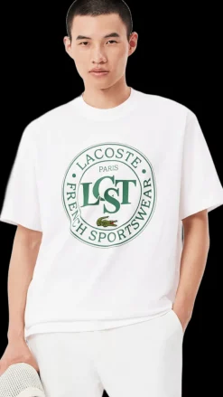 T-SHIRT A MANICA CORTA DA UOMO LACOSTE TH2753 001